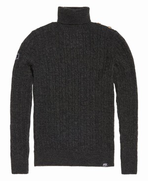 Superdry Croyde Roll Neck Női Kötöttáru Szürke | RQLJO1293